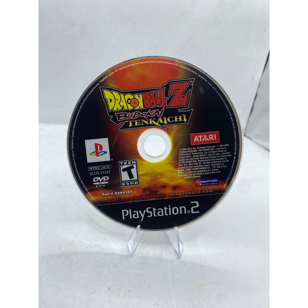 Dragon Ball Z: Budokai Tenkaichi PS2 (Sony PlayStation 2, 2005) - Disc only